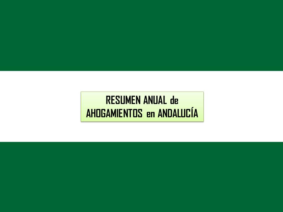 52 muertes por ahogamiento se han producido en la CC.AA. de Andalucía durante el año 2019 según el Informe Nacional de Ahogamientos